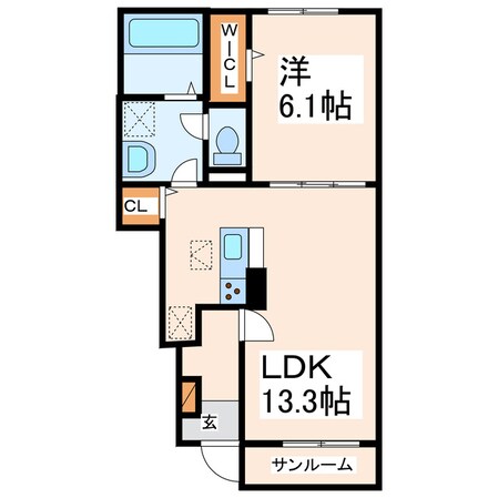 アトリエの物件間取画像